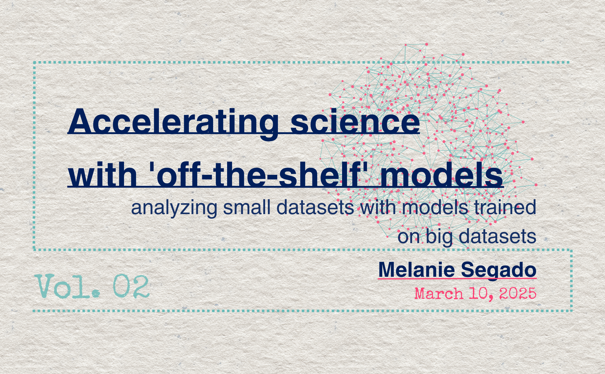 Accelerating science with 'off-the-shelf' models