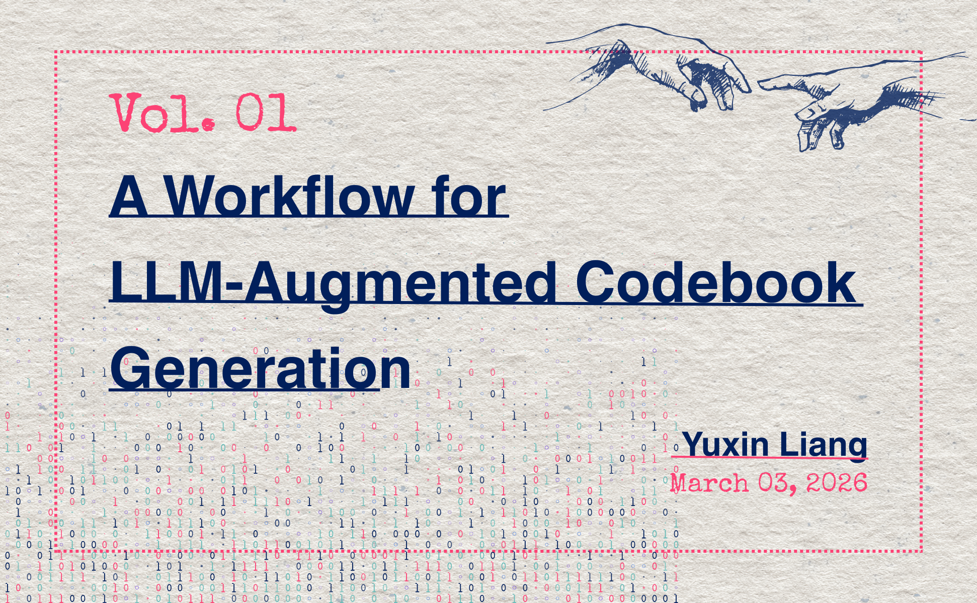 A Workflow for LLM-Augmented Codebook Generation